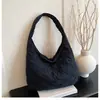 Bolso casual de gran capacidad para mujer al por mayor, nuevo bolso tote de hombro simple con patrón de diamantes, bolso de hombro tote de moda