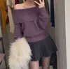 Nuevo Suéter de Punto de Moda Versátil Coreano Otoño/Invierno para Mujer, Jersey Holgado Adelgazante con Lentejuelas
