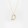 Collar de circonita de color plata esterlina S925 con 26 letras de la A a la Z para mujer, 50 cm, moda europea y americana, venta al por mayor directa de fábrica.