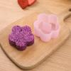 Molde de Bola de Arroz para Crianças Desenho Animado Algas Arroz Bola de Arroz Triangular Material PP de Grau Alimentício Conjunto de Moldes para Suplemento Alimentar Infantil