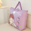 Bolsa de almacenamiento para edredón de jardín de infantes, bolsa de equipaje impermeable para guardar edredones, bolsa organizadora de gran capacidad para edredones de algodón de niños y estudiantes
