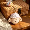 2027 Novo Chaveiro Pingente de Ovelhinha de Crochê Feito à Mão Fofo Animal de Pelúcia Charms para Bolsa Ano da Ovelha Cordão para Celular Feminino