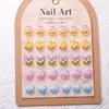 Lindos Accesorios de Arte para Uñas de Dibujos Animados Sanrio Melody Kuromi Accesorios de Resina para Uñas Donut Material DIY