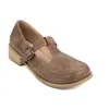 Nuevos Zapatos de Salón de Mujer con Forma de T Redondos de Punta Tacón Grueso Zapatos de Salón para Mujer Primavera y Otoño Hebilla en Forma de T Casual Zapatos Mary Jane para Comercio Exterior