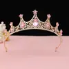 Barroco Retrô Preto Luxo Coroa Tiara Nupcial Vestido de Noiva Casamento 18º Aniversário Coroa de Rainha Coroa de Bolo