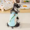Ropa para Perros para Teddy, Bichón, Schnauzer Perros Pequeños, Nuevo Estilo Primavera/Verano, Chaleco Casual con Clip para Correa