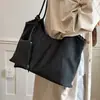 Bolso de lona con estampado de leopardo transfronterizo para mujer, gran capacidad, nuevo modelo 2026, bandolera casual versátil, bolsa de mano para estudiantes universitarios para clases