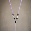 Cordón para Collar de los Cinco Dioses de la Riqueza Estilo Tíbet, Cordón para Colgante Tejido a Mano, Artículos de Joyería Cultural y Artística del Tíbet, Cordón para Colgar Thangka del Mantra de Seis Sílabas