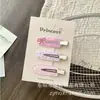 Nuevo Clip para el Cabello Sin Costuras con Lazo Estilo Coreano Versátil Clip Lateral para Flequillo de Niña Set Dulce de Clips para el Cabello de Acrílico para Mujeres