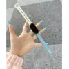 Adecuado para Correa Xiaomi Mi Band 11, Estilo Delgado Bloque de Color con Hebilla Doble, Correa de Repuesto de Cuero de Alta Calidad para Xiaomi Mi 10/8