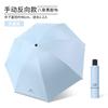 Guarda-chuva manual UV laranja suporte anti-vento cabo fosco revestimento de vinil espessado opaco ao sol vendas diretas de fábrica
