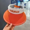 Sombreros de Sol de Verano para Niños Estilo Coreano de Copa Abierta con Ala Ancha para Niños y Niñas Sombreros de Sol con Protección UV