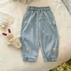 Timo Pantalones de Moda para Niñas Verano Moda Bebé Casual Pantalones Cortos Primavera Otoño Jeans Repelentes de Mosquitos para Niños Verano