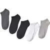 Calcetines Clásicos de Verano Finos para Hombre Tipo Mocasín Color Sólido Negro Blanco Calcetines Cortos Casuales Transpirables Calcetines para Hombre Calcetines de Algodón Fabricante Venta al por Mayor