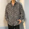 Camisa Gruesa de Moda Estilo Hong Kong para Hombre Otoño e Invierno, Chaqueta Popular, Chaqueta Japonesa Versátil con Estilo