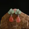 Nuevos Pendientes de Diseño de Nicho, de Gama Alta, Modernos y Versátiles, Pendientes Retro, Estilo Palacio, Pendientes Sencillos y Dulces