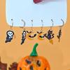 Aretes de Halloween Personalizados Creativos Gato Negro Calabaza Divertidos Aretes Calabaza Fantasma Venta al Mayoreo