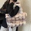 Bolsos para Mujer, Nuevos Estilos Otoño e Invierno, Versátiles y Sencillos, Bolsos de Felpa, Gran Capacidad, Bolsos de Mano Tote, Bolsos de Compras, Bolsos de Hombro