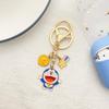 Llavero creativo de Doraemon con dibujos animados, pareja de aleación de zinc, bonito colgante para bolso de Doraemon, regalo para estudiantes