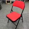 Silla plegable portátil con tela de malla, Silla de comedor simple para uso doméstico con respaldo, Silla de entrenamiento para dormitorio, Silla de oficina para computadora