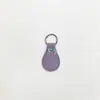 Llavero Sencillo de Cuero Cuerda de Cuero de Moda Cadena para Llavero de Coche de Pareja Llavero Personalizado Colgante para Bolso