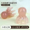 Cepillo raspador de meridianos con cabeza de pulpo y logotipo personalizado, peine de masaje para dragar meridianos y salud del cuero cabelludo, recuerdo hecho a medida