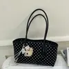 Bolso de Lunares para Mujer 2026 Nuevo Verano Moda Tendencia Retro Versátil Bolso de Hombro Gran Capacidad Bolso para el Trabajo Debajo del Brazo