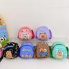 Bolsa Transversal Infantil Fofa de Alta Qualidade Popular de Primavera e Verão Leve com Estampa de Desenho de Capivara Bolsa de Ombro para Bebê