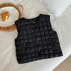 Chaleco de Algodón para Niños 2025 Nuevo Estilo Coreano Chaleco a Cuadros Unisex Chaleco Cálido para Niños Mayores Moda Exportación