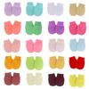 Guantes de bebé de color liso estilo comercio exterior, guantes para bebé antiarañazos, guantes de protección para manos de recién nacido, guantes cálidos de una sola capa transpirables