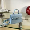Bolsa Carteiro Coreana de Nicho Pequena Quadrada para Mulheres Outono 2025 Nova Moda de Alta Qualidade Padrão Crocodilo Bolsa de Ombro Único Transversal