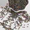 Venta caliente transfronteriza de cuentas de arroz de vidrio metálico, accesorios de cuentas, pulseras caseras de bricolaje hechas a mano, material de joyería al por mayor
