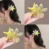 Presilha de Cabelo Estrela do Mar Floral para Mulheres 2026 Nova Presilha Estilo Férias Presilha Lateral Presilha para Foto Atmosférica Presilha para Franja