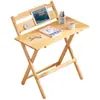 Escritorio y silla plegables para estudiantes, escritorio de computadora para el hogar, escritorio de estudio simple para niños