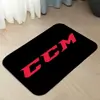 Fornecimento exclusivo transfronteiriço de tapetes de chão de veludo de cristal com letras para portas de entrada, absorventes de água e de secagem rápida, atacado, tapetes de chão resistentes à sujeira e antiderrapantes