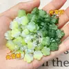 Exquisitamente Tallado Cambia de Color Colorido Ágata Imitación Melocotón Pequeña Flor de Melocotón DIY Pulsera de Joyería Hecha a Mano Cuentas Accesorios