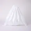 Nuevo Stock Bolso de Satén de Seda Bolsa a Prueba de Polvo Bolsa de Almacenamiento con Cordón Bolso de Tela de Lujo de Diseñador A Prueba de Polvo Logo Personalizado