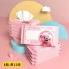 Toallitas Oso Rosa Mini Portátiles Desechables Paquete Pequeño para Bebé Para Salir Limpieza Niños Frescas de Mano Toallitas Húmedas