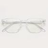 Gafas de sol A2113 estilo coreano, lisas, con montura negra TR90 para mujer, modernas, cuadradas, con diseño de uña de arroz, para miopía, disponibles para hombre.