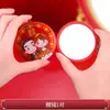 Espejos de Boda, Dote de la Novia, Espejos de Boda, un Par de Espejos de Tocador, Artículos de Boda, Espejos de Maquillaje Rojos para la Novia Recién Casada para la Boda