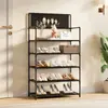 Zapatero Simple para Entrada de Casa, Multicapa Interior, Atractivo, para Propiedades de Alquiler, Dormitorio, Estrecho Pequeño, Resistente para Puerta de Entrada