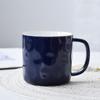 Taza de cerámica con esmalte de color nórdico, estilo creativo con colores para parejas, taza de té para el desayuno en casa o la oficina