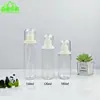 Frasco Borrifador Transparente de Parede Grossa com Ombro Reto e Fundo Arredondado, 100ml-150ml, Frasco para Loção Hidratante, Frasco Dosador para Loção de Skincare
