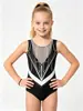 Ropa de Gimnasia Personalizada Transfronteriza para Niños Manga Corta Múltiples Estilos Ropa de Baile Aeróbico para Niñas Ropa de Práctica Transpirable de Verano para Niñas
