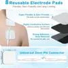 Instrumento de Fisioterapia Masajeador EMS Tres en Uno, Masajeador Multifuncional, Ejercicio Muscular con Microcorriente, Masajeador para Desbloquear Meridianos