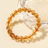 Suministro en Vivo de Pulseras de Citrino Brasileño Natural, Cristal de Torre Amarillo, Cuentas Amarillas Asai de un Círculo, Pulseras de Joyería para Hombre y Mujer