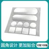 Cinta universal ignífuga para reparación de ollas y sartenes, cinta multiusos de aluminio autoadhesivo de alta temperatura para reparación de ollas y sartenes, resistente a altas temperaturas