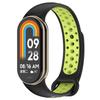 Adecuado para Xiaomi Mi Band 9 10 11 Correa de Dos Colores Mi Band8Nfc Pulsera con Hebilla Perforada con Tapón de Goma y Metal