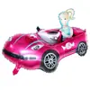 Nuevo Globo de Película de Aluminio Barie Barbie Rosa Coche Deportivo Temática de Dibujos Animados Set de Arreglo para Niños Princesa Un Año