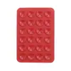 Suporte de Celular Anti-Derrapante de Silicone com Ventosa Quadrado Multifuncional de 24 Peças Suporte de Adesivo com Ventosa com Suporte Adesivo